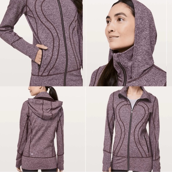 lululemon athletica Jackets & Blazers - Lululemon Stride Jacket II Heathered Mauve size 8 EUC Athleisure Activewear